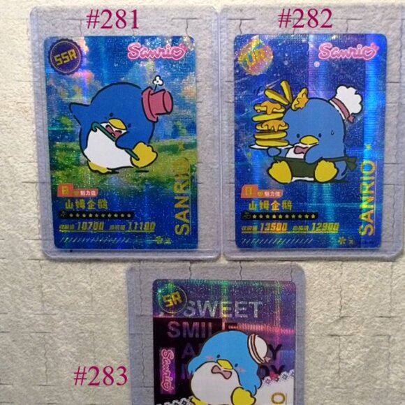 Sanrio Tuxedo Sam Wave 6 Booser Set - 3 Piece With Top Load Sleeve - Picture 2 of 5